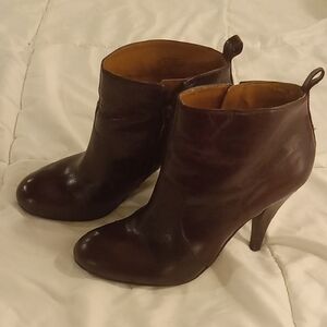 Nine West Dark Brown Ankle Booties